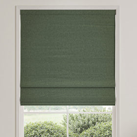 William Morris Reed Made To Measure Roman Blind Eucalyptus