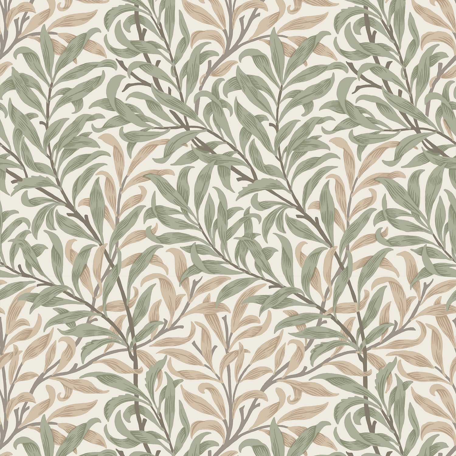 William Morris Willow Bough Made To Measure Roman Blind Sage