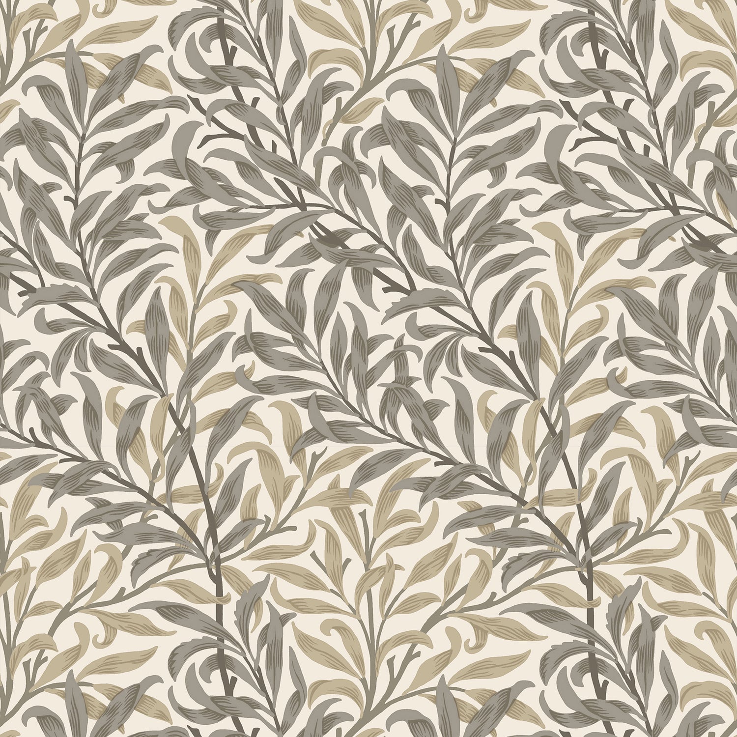 William Morris Willow Bough Made To Measure Roman Blind Flax