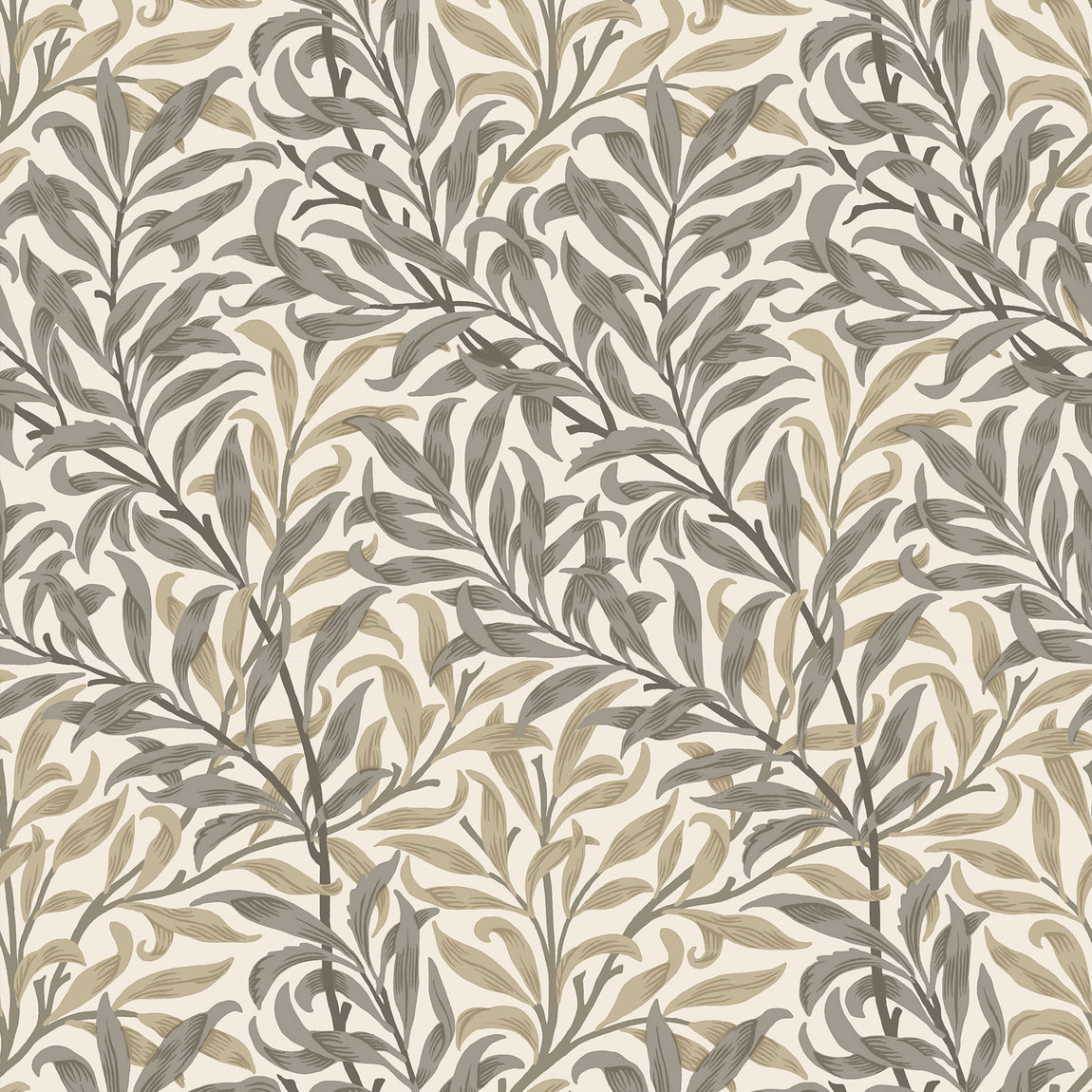 William Morris Willow Bough Made To Measure Roman Blind Flax