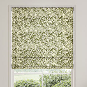 William Morris Willow Bough Made To Measure Roman Blind Moss