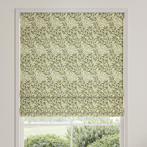 William Morris Willow Bough Made To Measure Roman Blind Moss