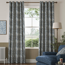 William Morris Willow Bough Made To Measure Curtains Midnight