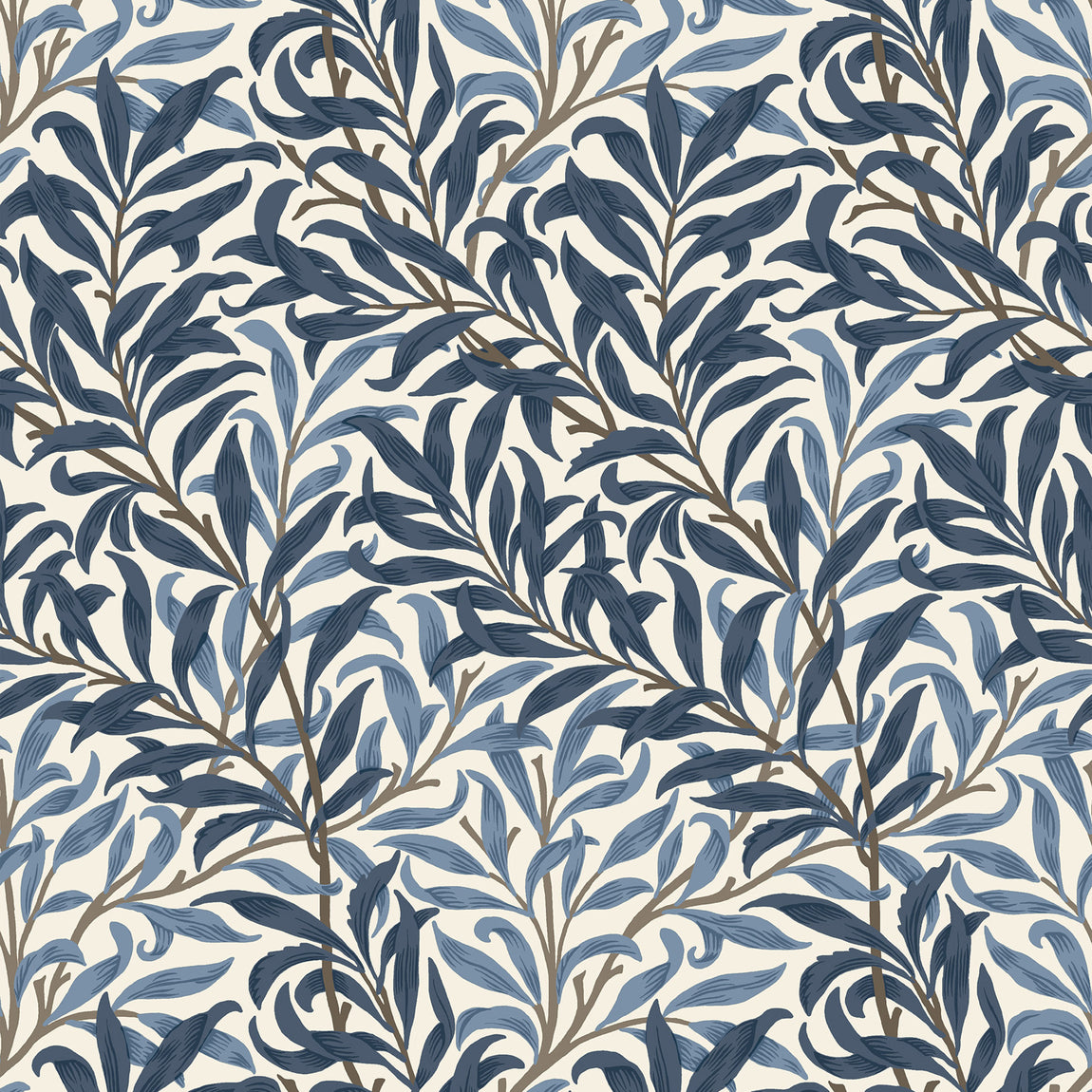 William Morris Willow Bough Made To Measure Roman Blind Midnight