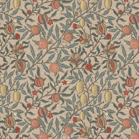 William Morris At Home Fruit Fabric Clay