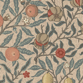 William Morris At Home Fruit Fabric Clay