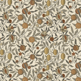 William Morris At Home Fruit Fabric Flax