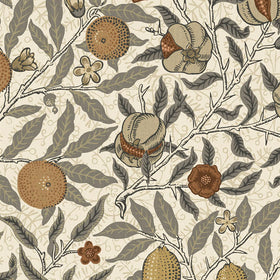 William Morris At Home Fruit Fabric Flax