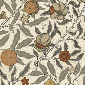 William Morris At Home Fruit Fabric Flax