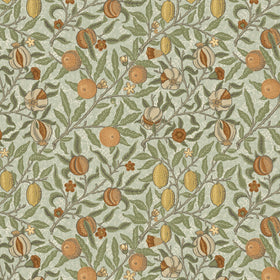 William Morris At Home Fruit Fabric Lichen