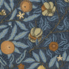William Morris At Home Fruit Velvet Fabric Midnight