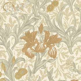 William Morris At Home Iris Fabric Honey
