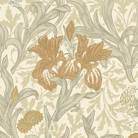 William Morris At Home Iris Fabric Honey