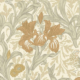 William Morris At Home Iris Fabric Honey