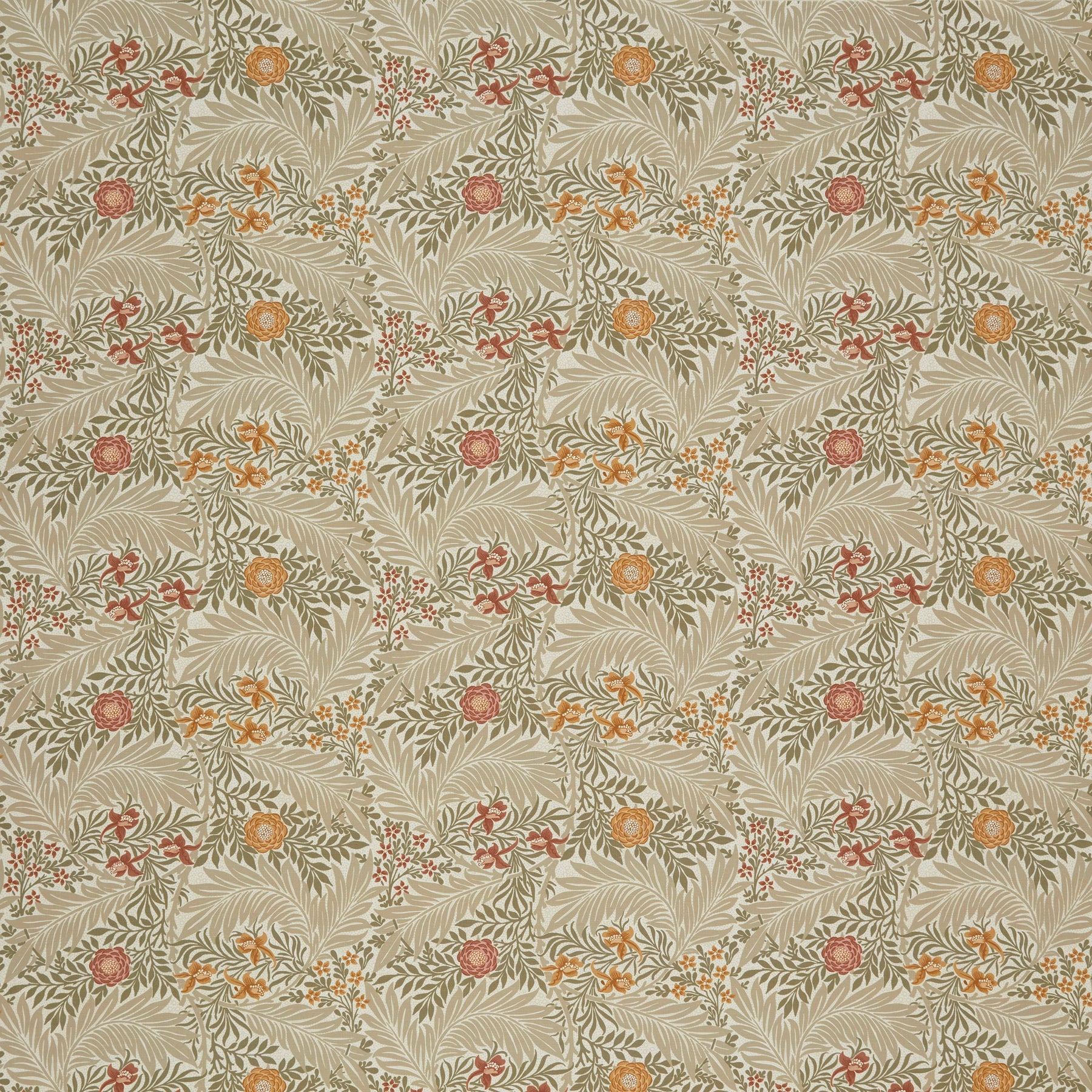 William Morris At Home Larkspur Fabric Acorn