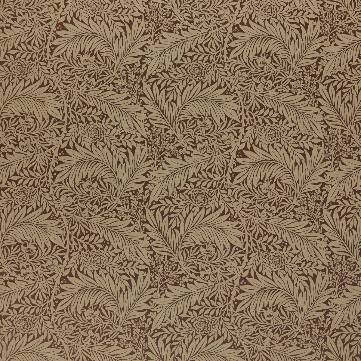 William Morris At Home Larkspur Woven Fabric Berry