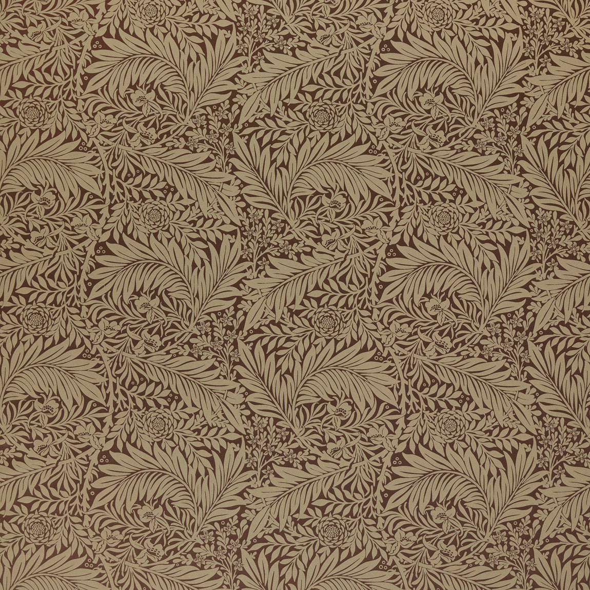 William Morris At Home Larkspur Woven Fabric Berry