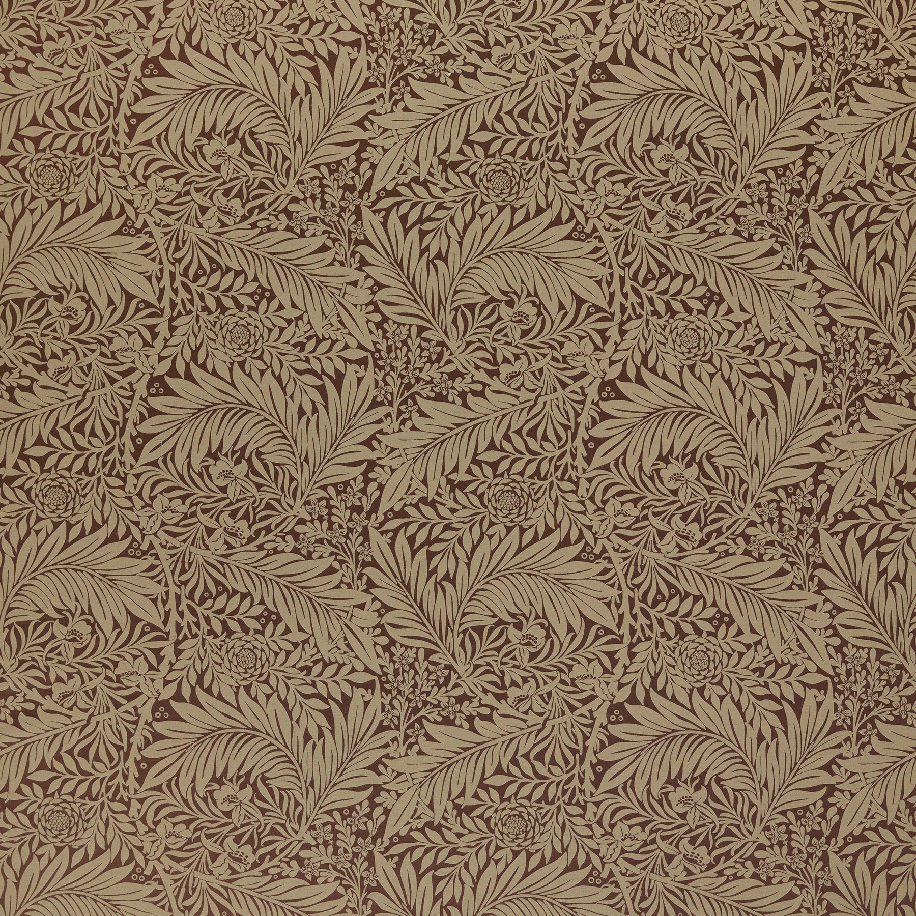 William Morris At Home Larkspur Woven Fabric Berry