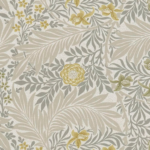 William Morris At Home Larkspur Fabric Flint
