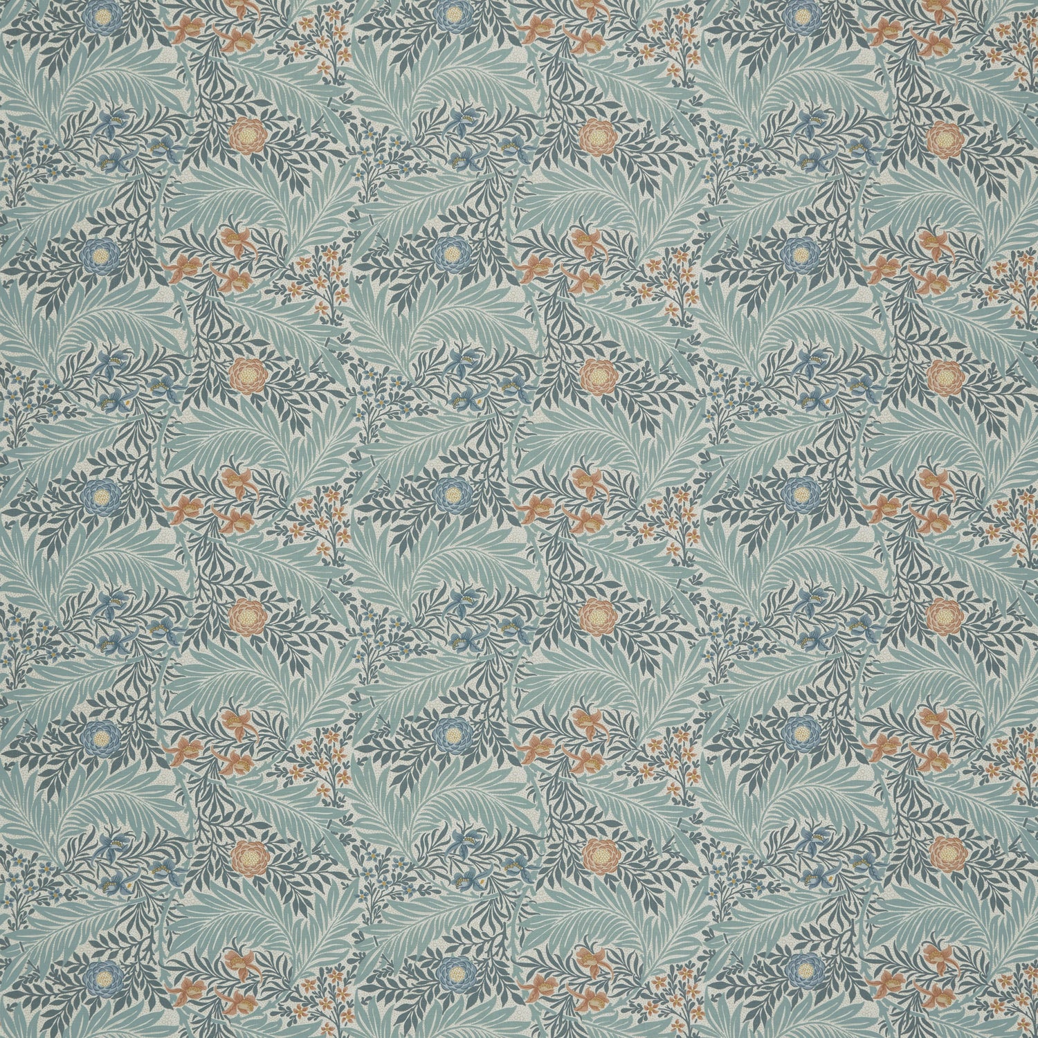William Morris At Home Larkspur Fabric Woad