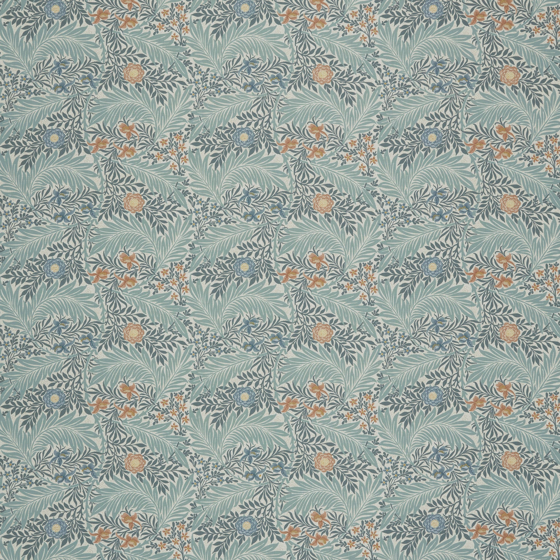 William Morris At Home Larkspur Fabric Woad