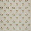 William Morris At Home Lily Flower Embroidered Fabric Madder
