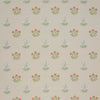 William Morris At Home Lily Flower Embroidered Fabric Nettle