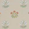 William Morris At Home Lily Flower Embroidered Fabric Nettle
