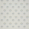 William Morris At Home Lily Flower Embroidered Fabric Woad