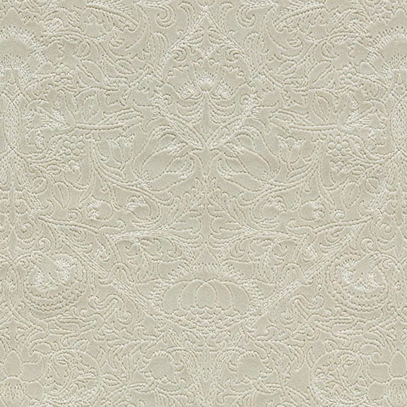William Morris At Home Lodden Embroidered Fabric Chalk