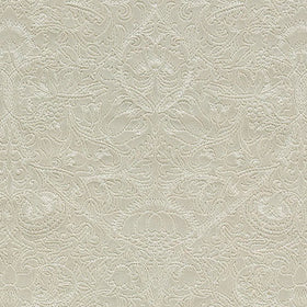 William Morris At Home Lodden Embroidered Fabric Chalk