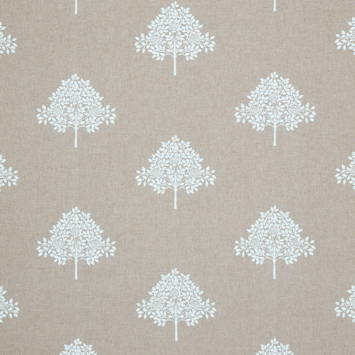 William Morris At Home Marigold Tree Embroidered Fabric Linen