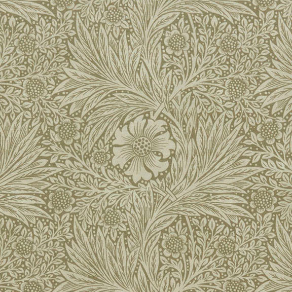 William Morris At Home Marigold Velvet Fabric Jute
