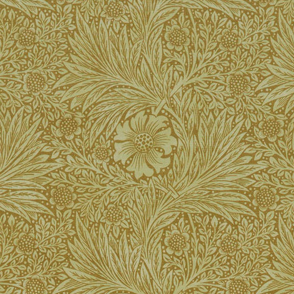 William Morris At Home Marigold Velvet Fabric Ochre