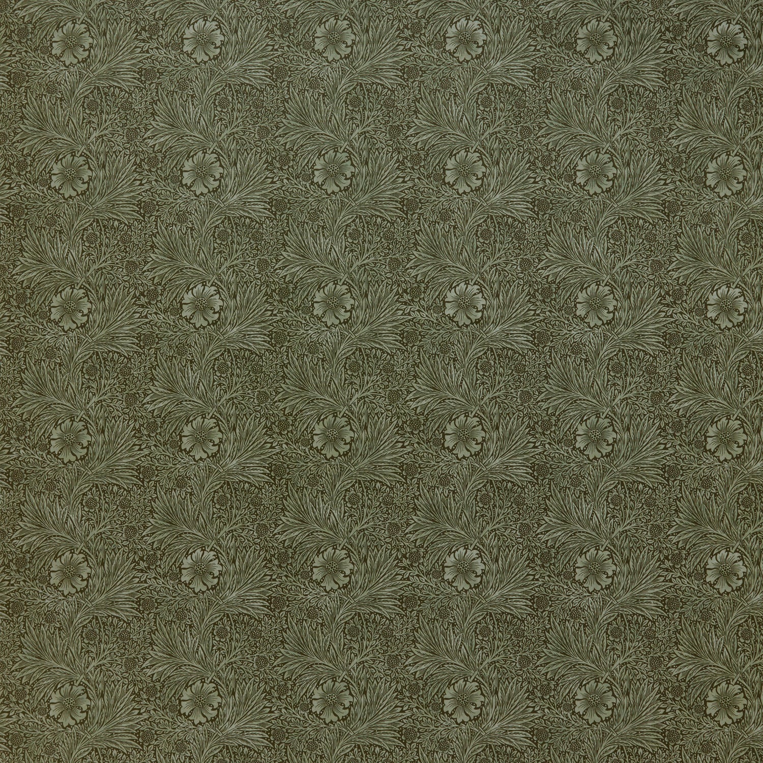 William Morris At Home Marigold Velvet Fabric Sage
