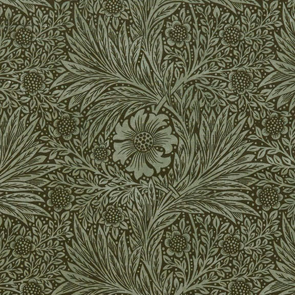 William Morris At Home Marigold Velvet Fabric Sage