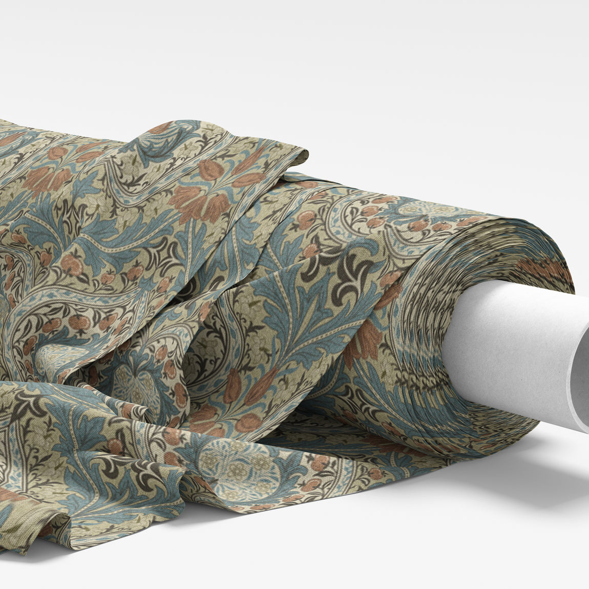 William Morris Eden Digitally Printed Fabric Azure