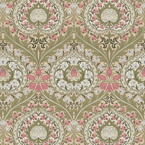 William Morris Eden Digitally Printed Fabric Rose