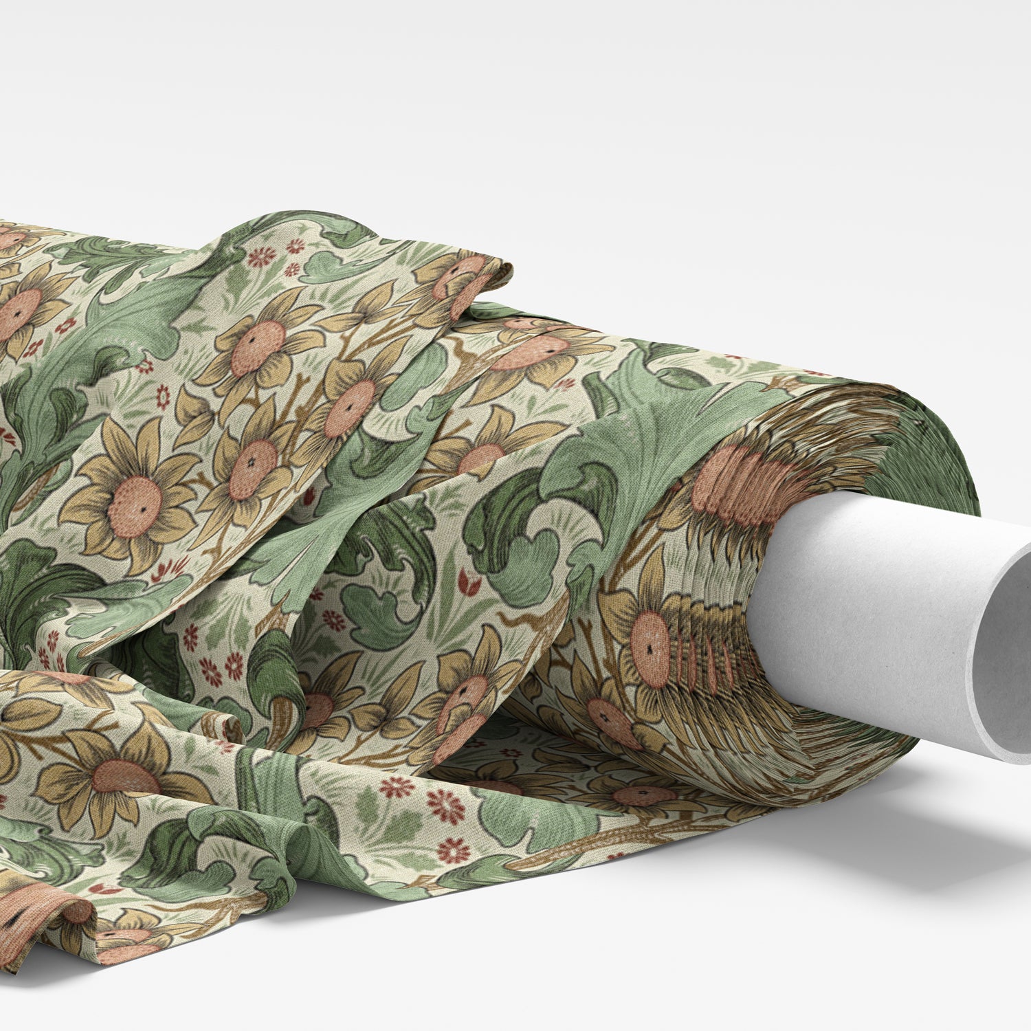 William Morris Orchid Digitally Printed Fabric Buttercup