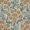 William Morris Orchid Digitally Printed Fabric Tourmaline