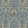 William Morris Snakeshead Digitally Printed Fabric Denim