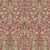William Morris Snakeshead Digitally Printed Fabric Wine