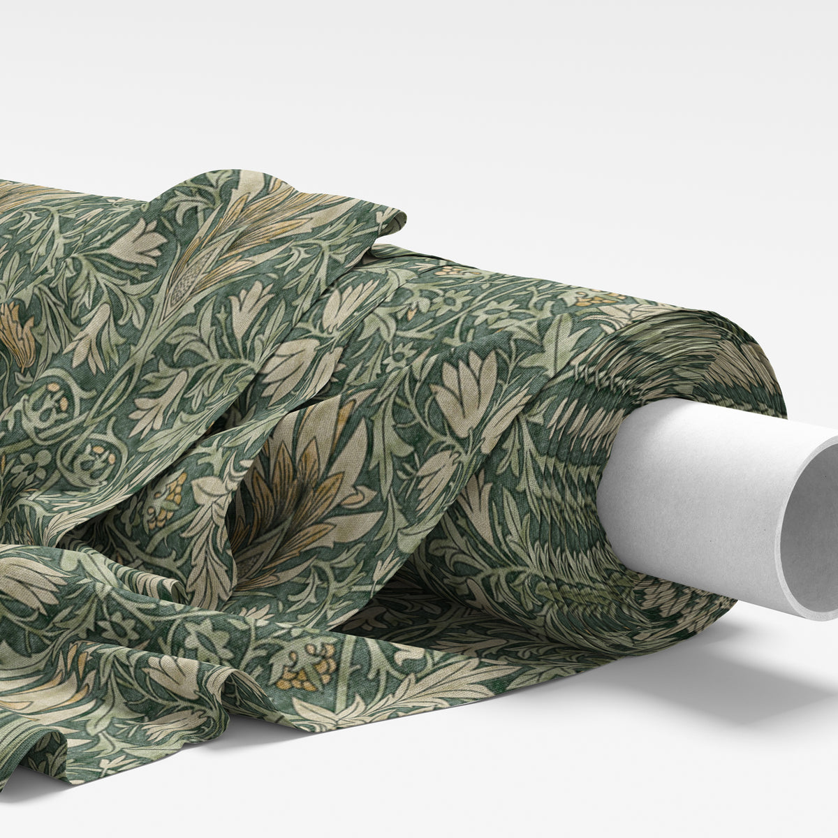 William Morris Snakeshead Digitally Printed Fabric Forest