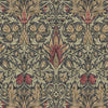 William Morris Snakeshead Digitally Printed Fabric Mocha