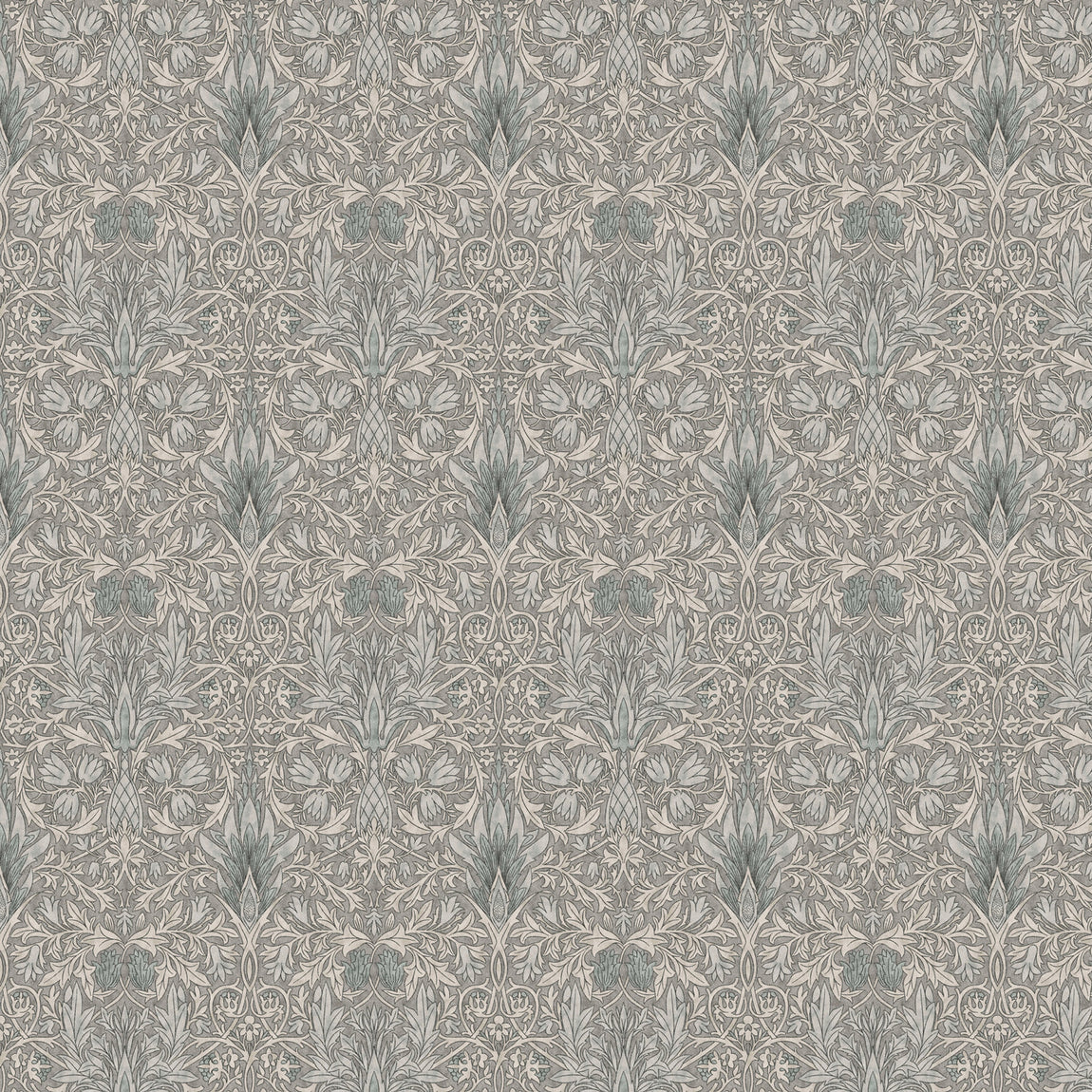 William Morris Snakeshead Digitally Printed Fabric Dove