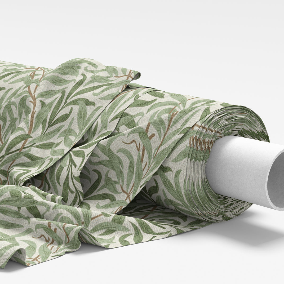 William Morris Willow Bough Digitally Printed Fabric Sage