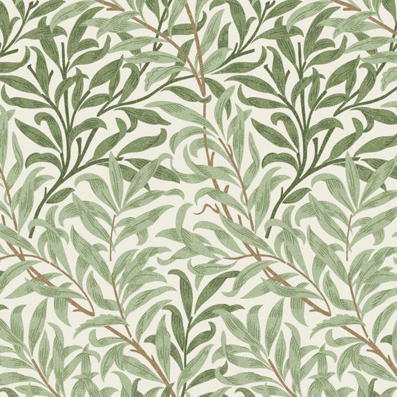 William Morris Willow Bough Digitally Printed Fabric Sage