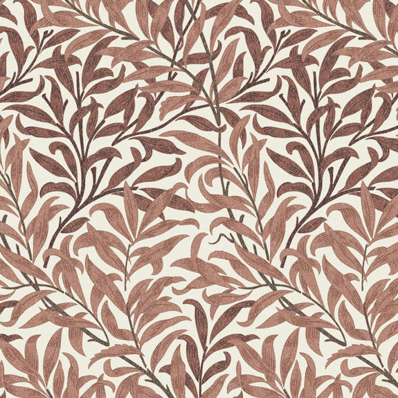 William Morris Willow Bough Digitally Printed Fabric Rust