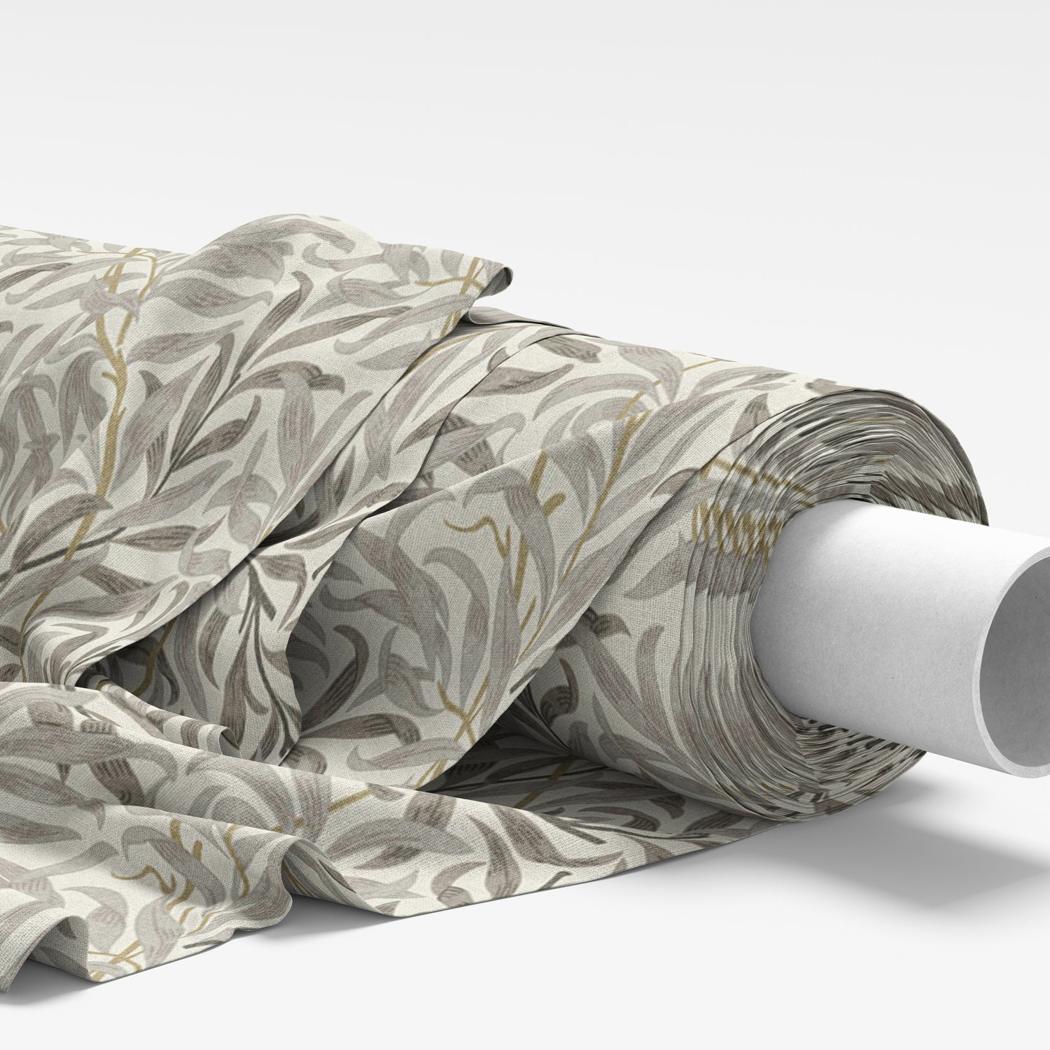 William Morris Willow Bough Digitally Printed Fabric Natural