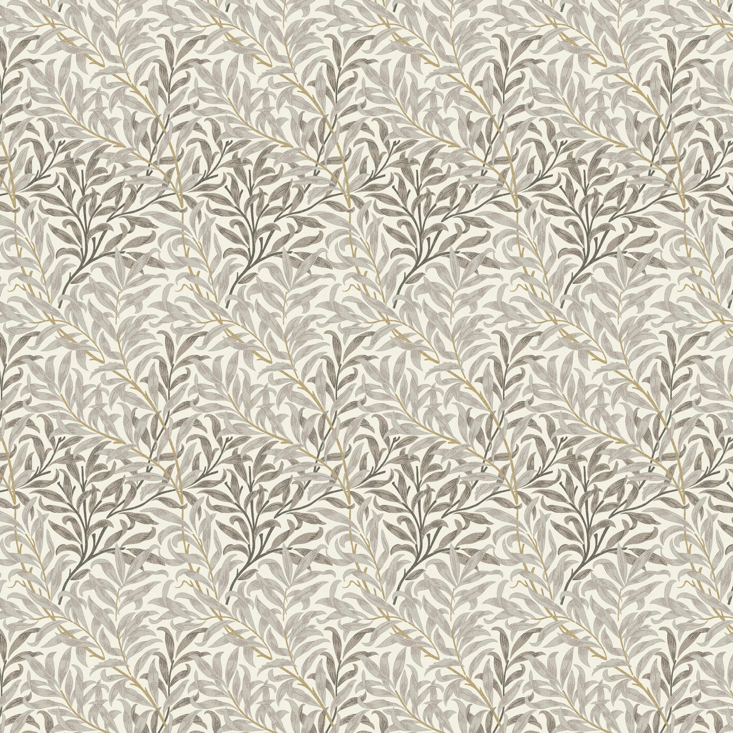 William Morris Willow Bough Digitally Printed Fabric Natural